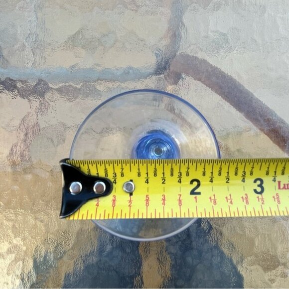 Bombay 6 Multicolored Champagne Flutes With Icy Ball Bubble Bead Stems Glasses - Picture 12 of 15